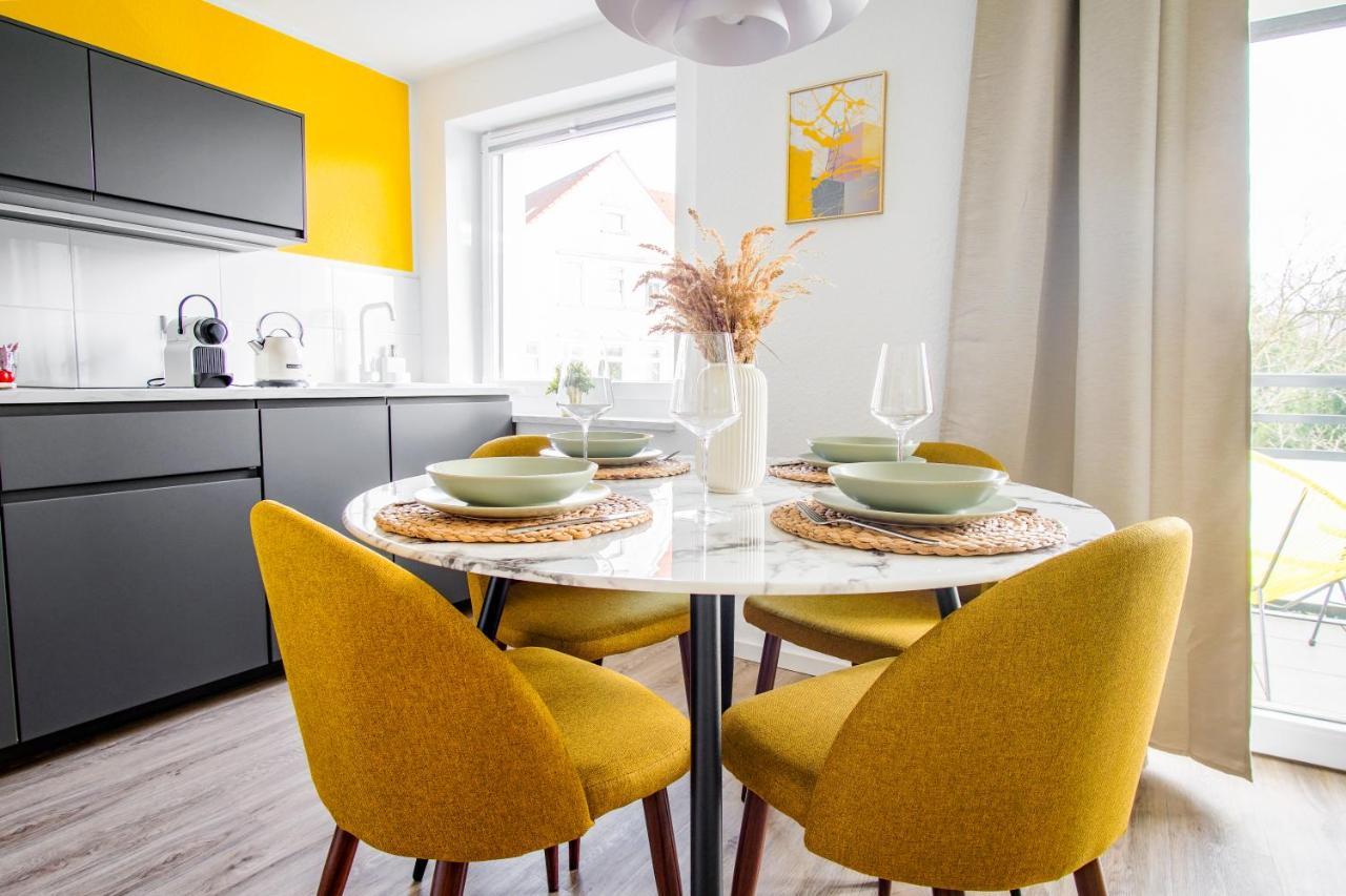 Homefy Come-Together Apartment - Balkon - Aufzug - Free Parking - Smart Tvs เอสเซน ภายนอก รูปภาพ