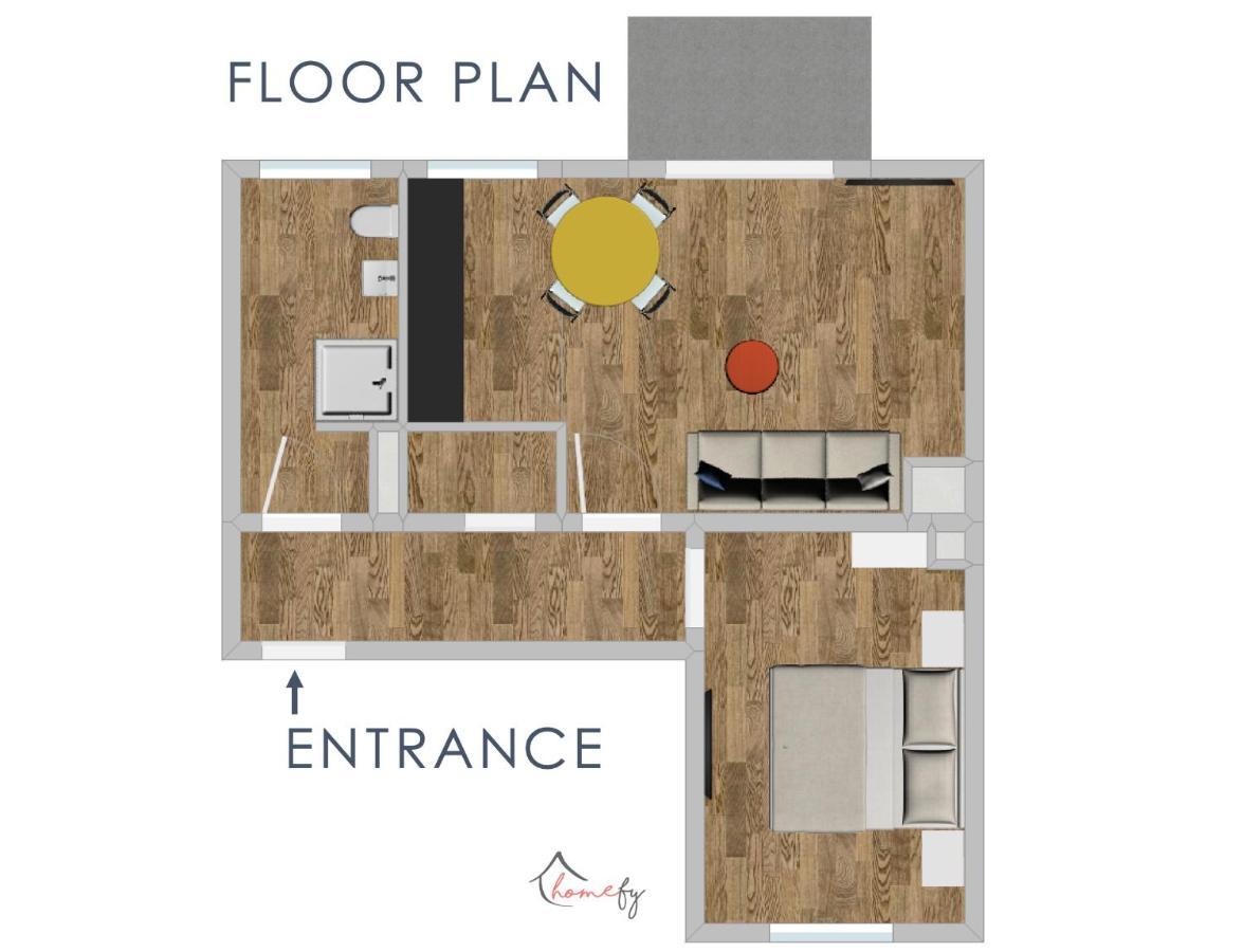 Homefy Come-Together Apartment - Balkon - Aufzug - Free Parking - Smart Tvs เอสเซน ภายนอก รูปภาพ